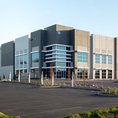 Industrial warehouse building