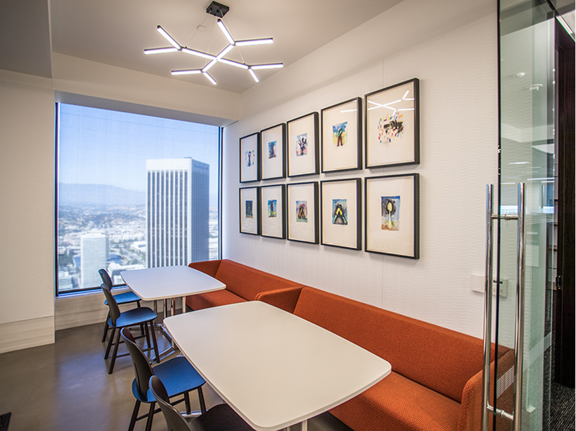 Room with tables and chairs